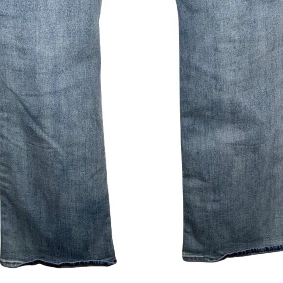 American Eagle Outfitters Artist Flare Super Stretch Distressed Jeans Size 2 - Picture 6 of 10